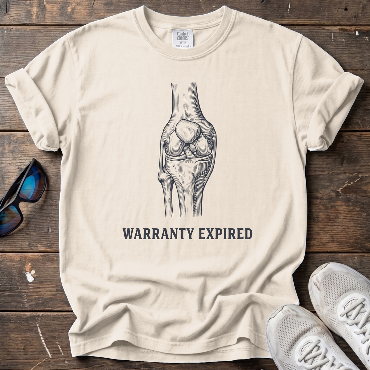 Warranty Expired Tee — Ivory