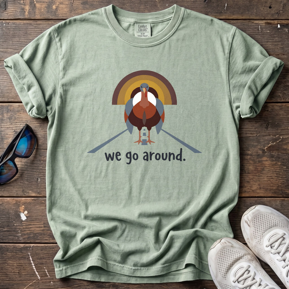 We Go Around Tee — Bay
