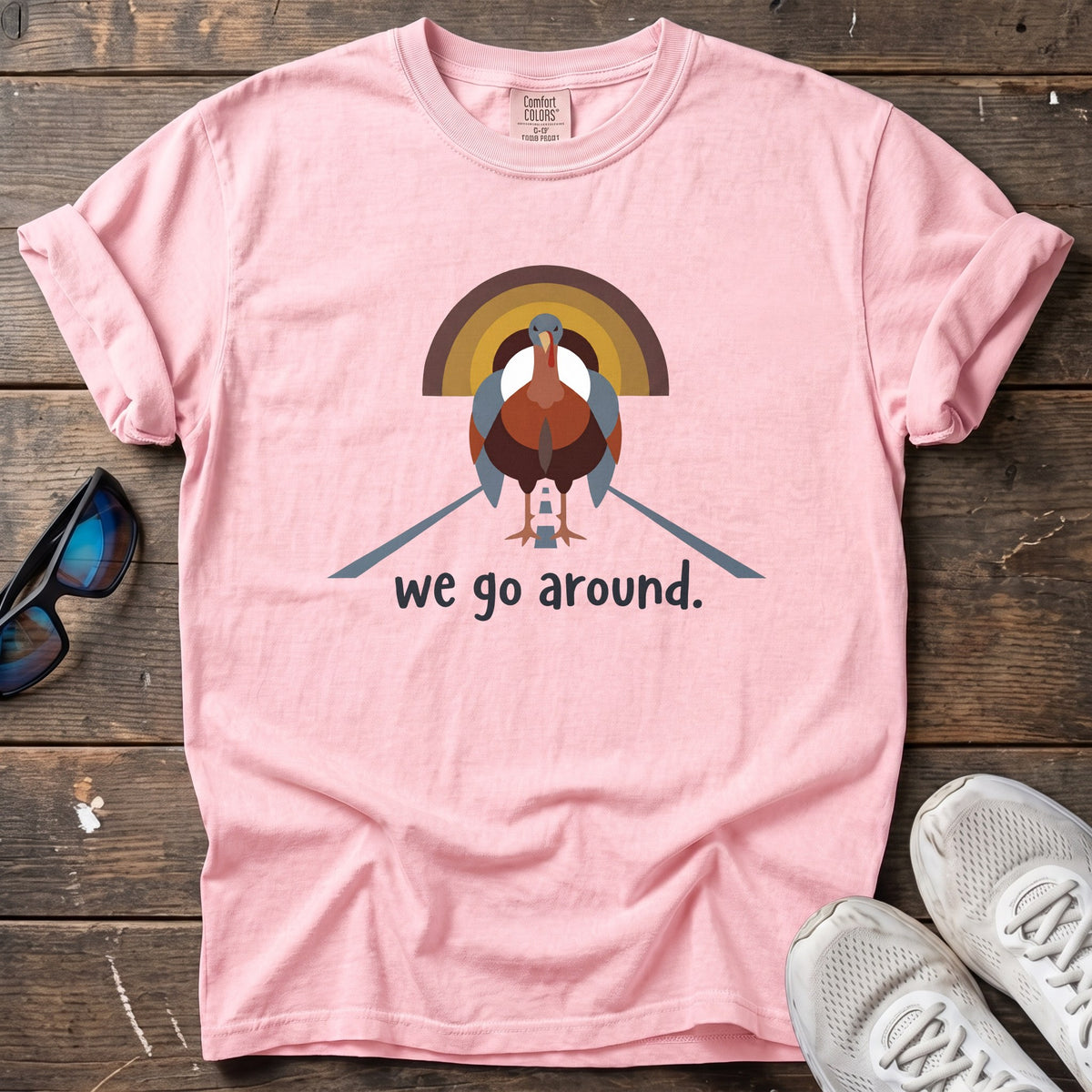 We Go Around Tee — Blossom