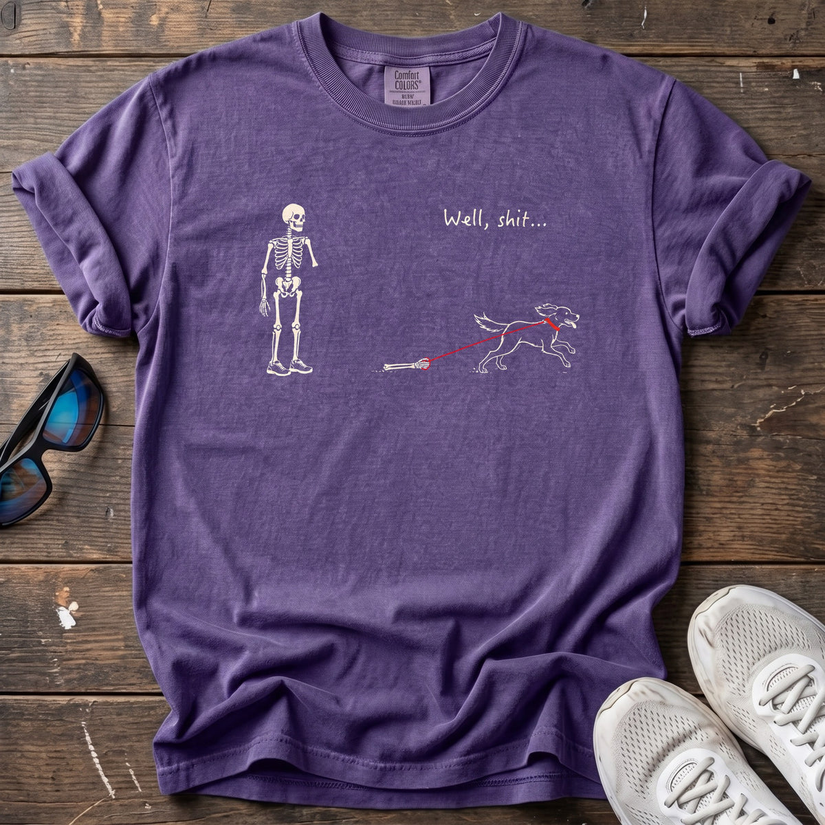 Well Shit Tee — Grape