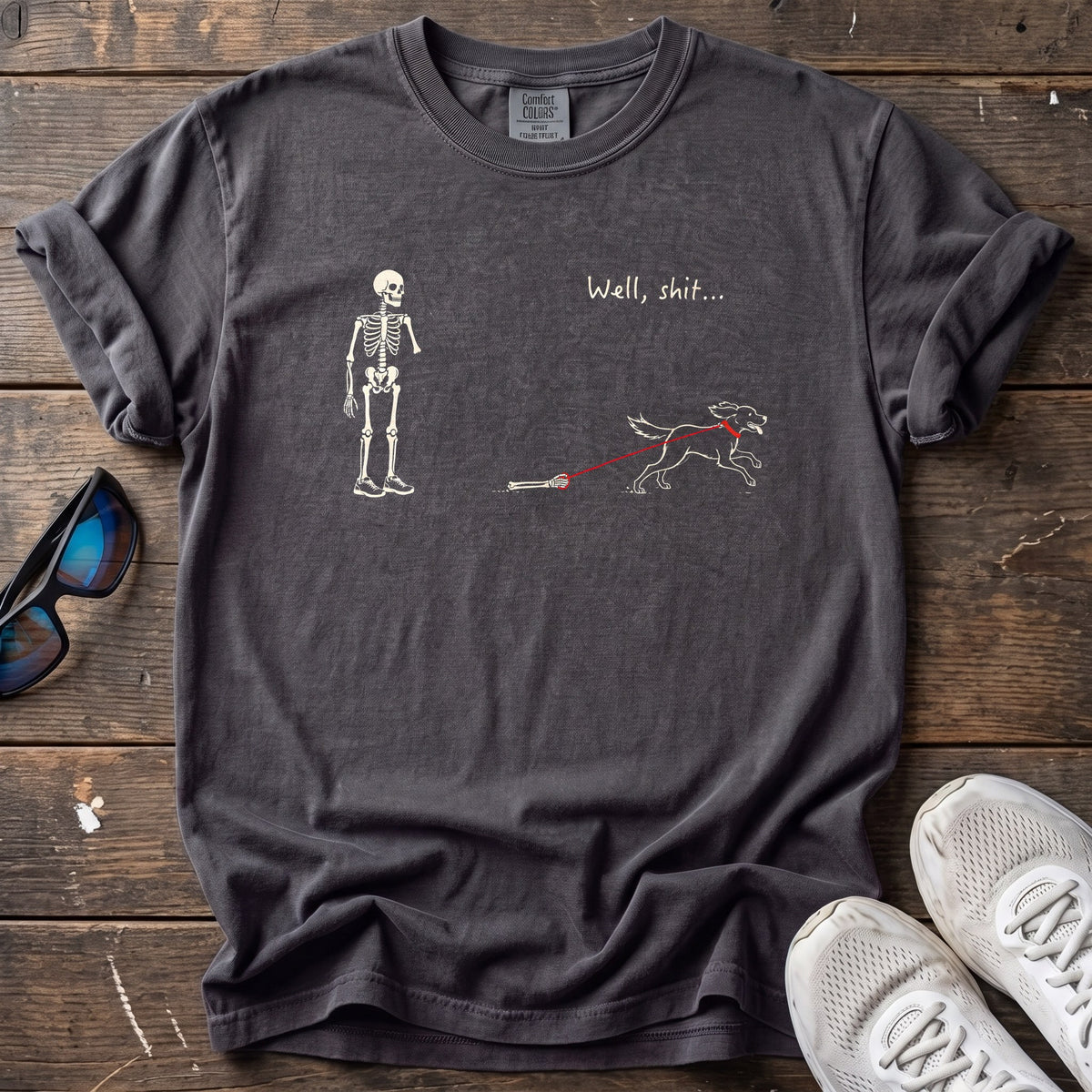 Well Shit Tee — Graphite