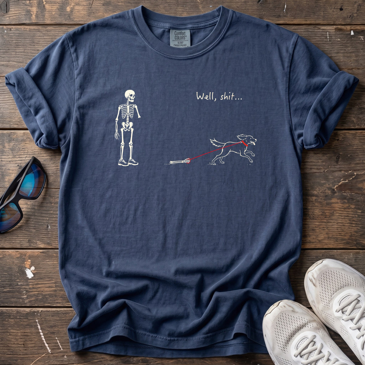 Well Shit Tee — True Navy