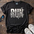 Wildflower Run Tee — Black