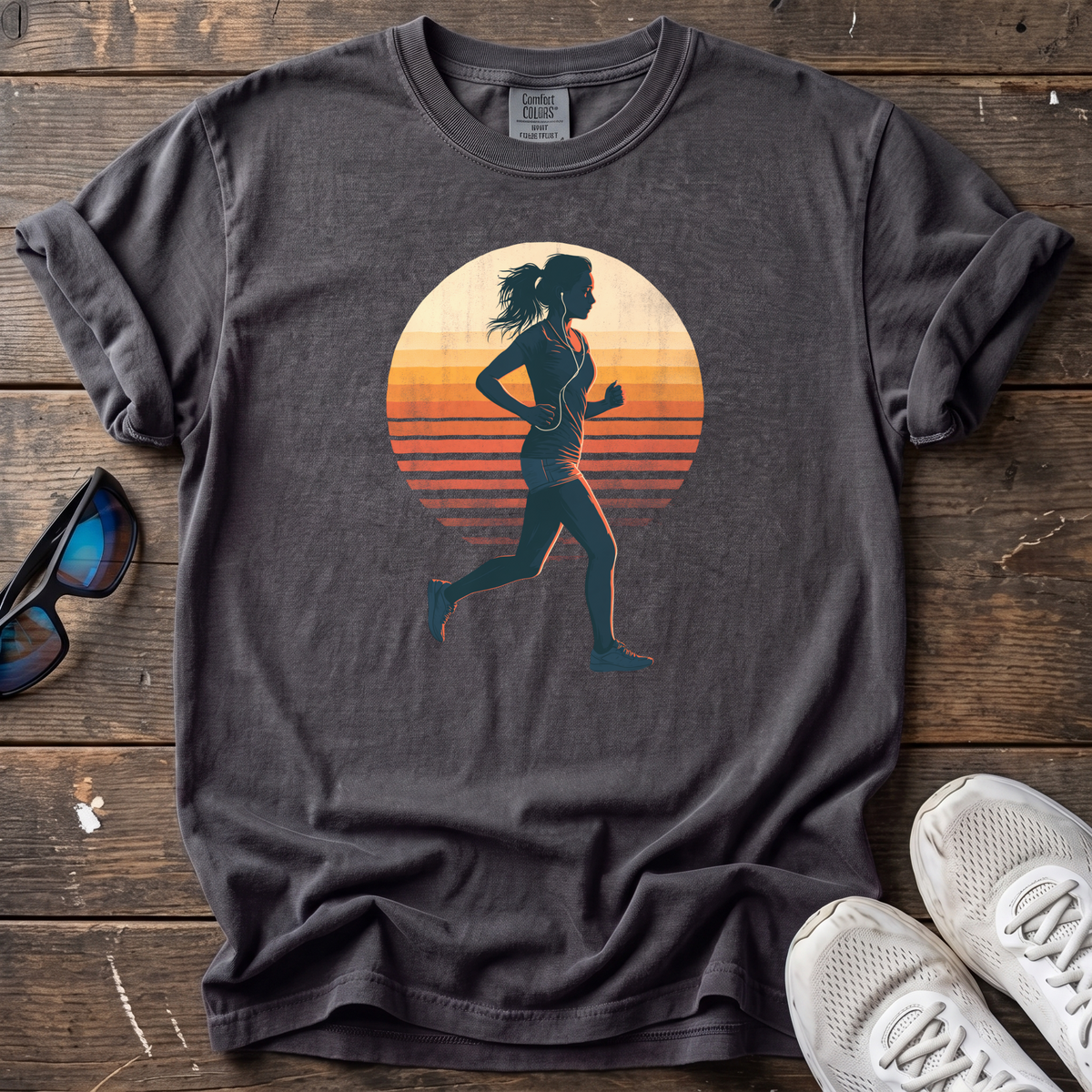 Wired and Tired Tee — Graphite