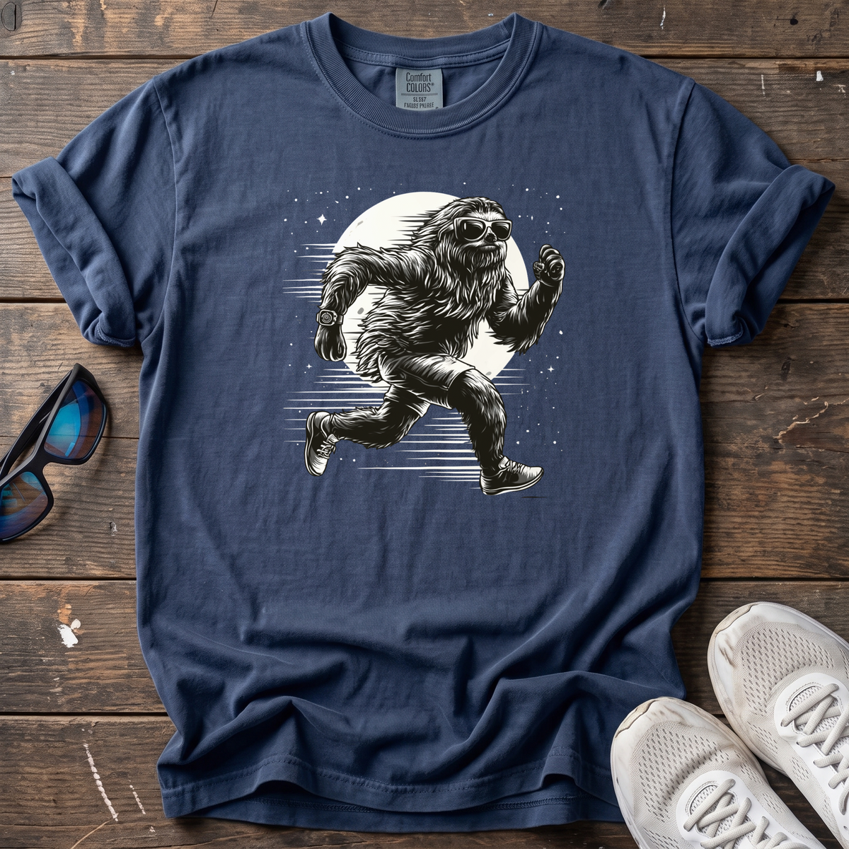 World's Fastest Sloth Tee — True Navy